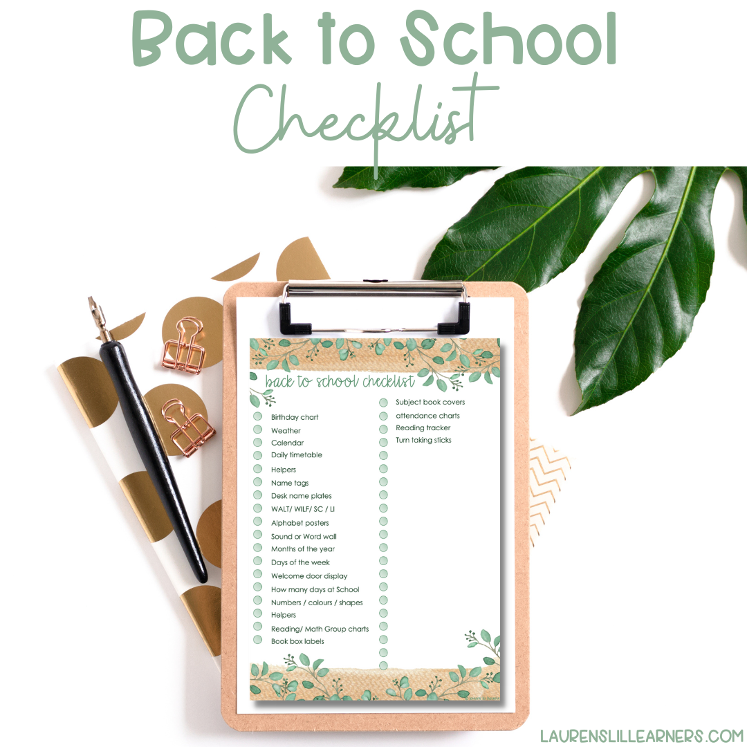 The Best Back To School Activities Kindergarten - Laurens Lil Learners